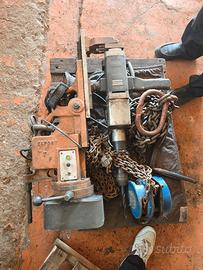 Trapano a base magnetica Atlas Copco + supporto LT