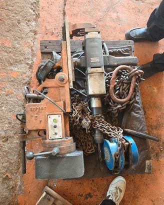 Trapano a base magnetica Atlas Copco + supporto LT
