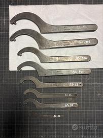 Chiavi settore 8pz nasello tondo, acciaio