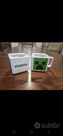 coppia tazze minecraft 