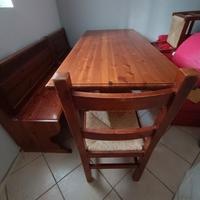 Tavolo e panca
