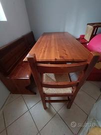 Tavolo e panca