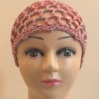 Cappellino a rete, berretto uncinetto in cotone