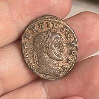 Massenzio, Æ, 307-308, Ticinum, Bronzo, RIC: 95