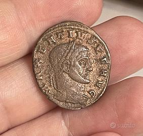 Massenzio, Æ, 307-308, Ticinum, Bronzo, RIC: 95