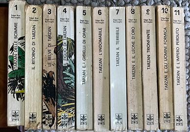 Libri “Tarzan” vintage anni 70 collezione