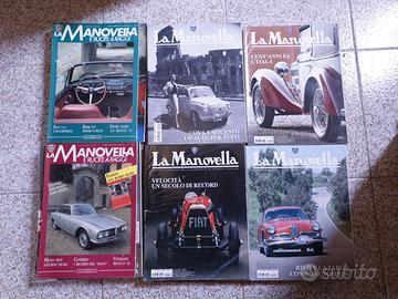 Blocco lotto stock 23 riviste Manovella ruote moto