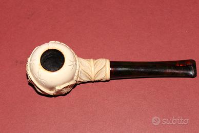 Pipa Lavorata in Schiuma Marina