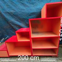 scala-libreria per letto a soppalco