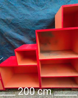 scala-libreria per letto a soppalco