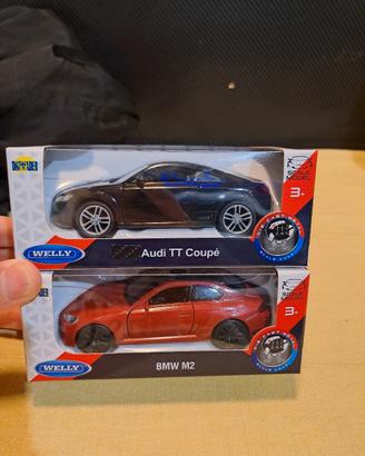 modellino audi tt e bmw m2