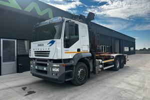 Iveco Stralis 260S43 Abrollkipper TAM + Kran Jonse