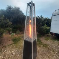 stufa a gas piramide