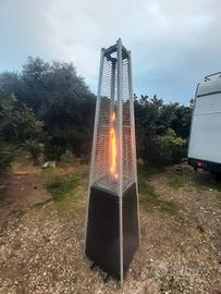 stufa a gas piramide