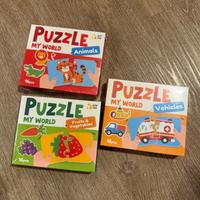 set di 3 puzzle