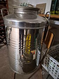 bidone in acciaio inox