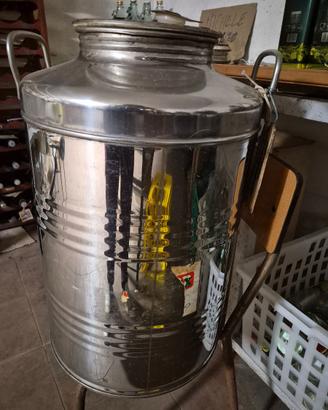 bidone in acciaio inox
