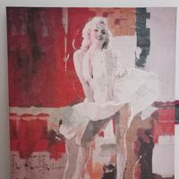 Set 2 Quadri Marilyn Monroe - Stile Pop Art / Mate