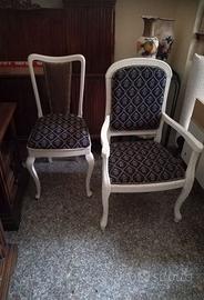 Coppia di Poltrone per camera da letto