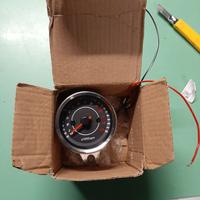 Contagiri elettronico cromato per moto