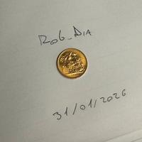 Moneta sterlina d’oro