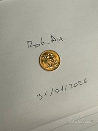 Moneta sterlina d’oro