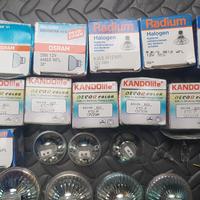 KIT HALOGEN 12V 49 pcs bulbs GY6,3 GU5,3 GU4 GX4 +