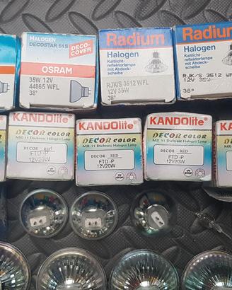 KIT HALOGEN 12V 49 pcs bulbs GY6,3 GU5,3 GU4 GX4 +