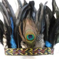 Fascia con piume da donna