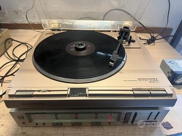 Amplificatore stereo e giradischi marantz
