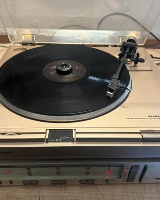 Amplificatore stereo e giradischi marantz