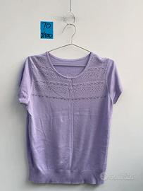 T-shirt donna viola