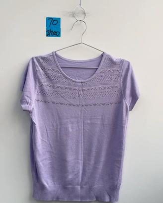 T-shirt donna viola