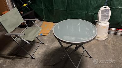 Tavolino esterno giardino balcone terrazzo