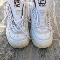 Scarpe FILA BAMBINO/A BIANCHE TG 33 Mod.Disruptor