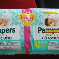 Pampers Baby-dry taglia 4 Maxi confezione 24+24 Pa