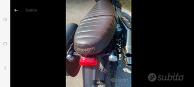 Vendo moto triumph street scrambler