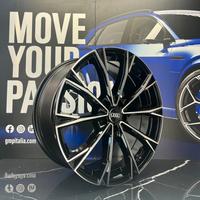 cerchi audi totale 19 pollici nero diamante
