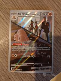 carta pokemon dugtrio del team rocket