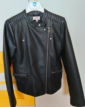 Giacca in pelle tg. 12 anni