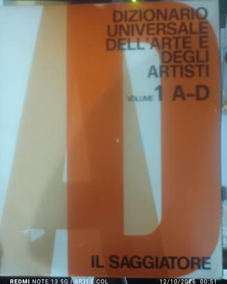 dizionario universale arti ed artisti 