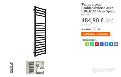 Termoarredo Scaldasalviette L50xH150 Nuovo