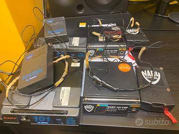 Numero 4 Microfoni Nady wieless system