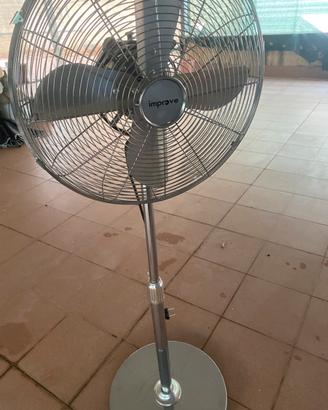 Ventilatore a Piantana Improve in Acciaio Cromato