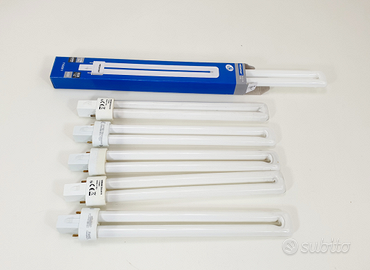 N° 6 Lampade fluorescenti G23, 11W 850 lumen 6500K