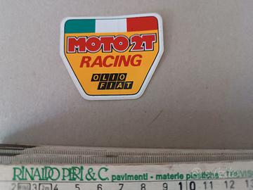 adesivo vintage anni 70 moto 2 racing 