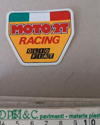 adesivo vintage anni 70 moto 2 racing 
