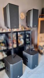 Impianto WHARFEDALE T Sub AX 15B e Typhon AX 12 BT