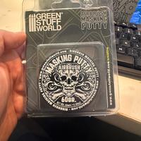 Aerografo green stuff masking putty