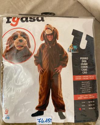 Costume Carnevale cane 7-9 anni